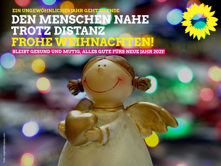 Frohe Weihnachten und ein gesundes neues Jahr!
